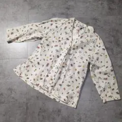 【新品タグ付き】ユニクロ コットンツイルVネックシャツ 七分袖
