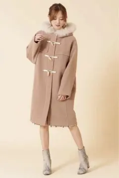 極美品⭐️ ジル バイ ジルスチュアート フロッシーモッサダッフルコート S