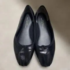 green label relaxing タックバレエシューズ フラットシューズ