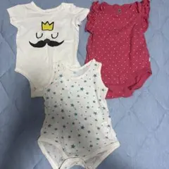 ロンパース　肌着　夏用 80cm 3枚