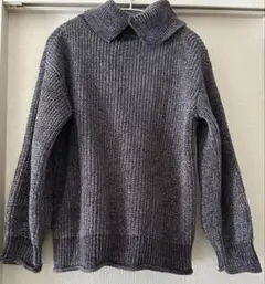 タートルネック ニット グレー COMME CA ISM
