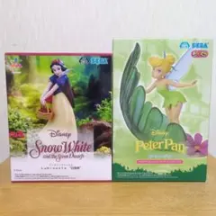 新品未開封 白雪姫とティンカーベル フィギュアセット 開封発送