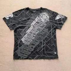 サウスポール Tシャツ グラフィックプリント ブラック L HIPHOP 古着