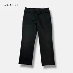 GUCCI ストレットパンツ フォーマルカジュアル ブラック