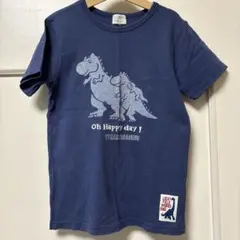 【美品】F.O.KIDS 140センチ　恐竜Tシャツ ネイビー
