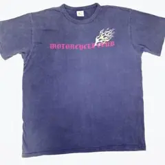 サムライジーンズ　サムライ二輪車倶楽部XL Tシャツ ネイビー
