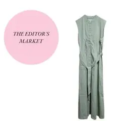 【THE EDITOR'S MARKET】ノースリーブワンピース【L】グリーン
