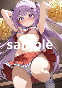 AIイラスト　セクシー　アニメイラスト　ポスター　A4サイズ　No.400