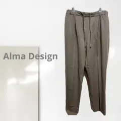 a1786ts【アルマデザイン】カジュアルパンツ/美品 伸縮 XL ウエストゴム