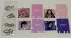 鬼滅の刃 銭湯錠風キーホルダー 胡蝶しのぶ 栗花落カナヲ 竈門禰豆子 甘露寺蜜璃