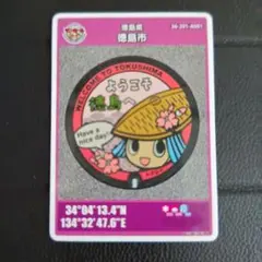 徳島市 マンホールカード