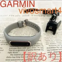 【訳あり】GARMIN☆vivosmart4 レギュラー グレー×ローズゴールド