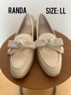 【美品】RANDA(ランダ) リボン付きローファー