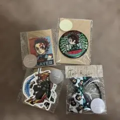 鬼滅の刃 炭治郎 ステッカー 缶バッジ ヘアゴム