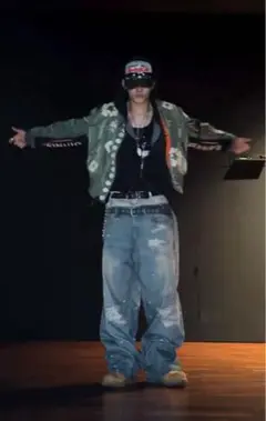 値下げ‼️PROJECT G/R ダメージ加工 ワイドパンツ