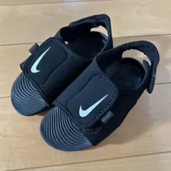 Nike キッズ用 ブラックサンダル