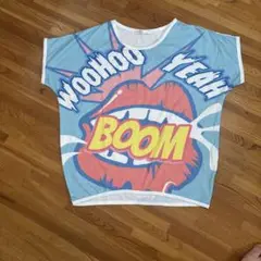 オーバーサイズTシャツ BOOMデザイン