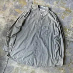 90S PERRY ELLIS PORTFOLIO 比翼 バンドカラーシャツ