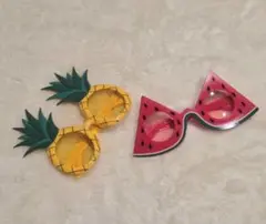 パイナップルとスイカのサングラスセット
