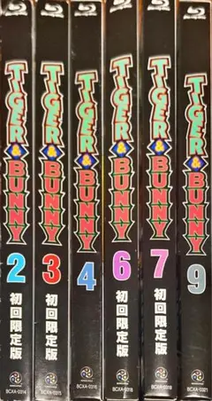 【BD6本セット】TIGER & BUNNY 2,3,4,6,7,9 ブルーレイ