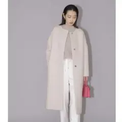 NATURAL BEAUTY BASIC ウールコクーンコート
