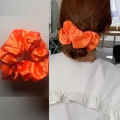 サテンシュシュ,01 Orange,オレンジ,S91
