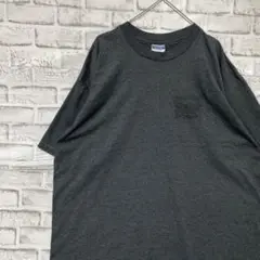 USA製90sヴィンテージTシャツ！シングルステッチ　グレー半袖古着　2XL27