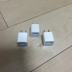アップル 純正 USBアダプター 3個セット(1個のみ新品)