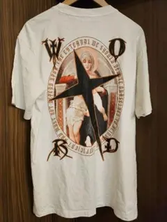女神　マリア　キリスト　プリントTシャツ 白　XXL