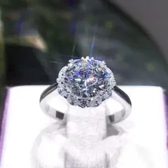 Moissanite ストーン リング 5ct・ 莫桑石