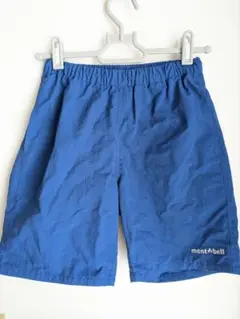 montbell 青 ショートパンツ
