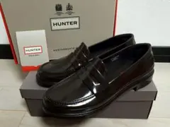 ほぼ新品 HUNTER オリジナルペニーローファー UK6
レインシューズ