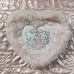サンリオ チャーミーキティ 平成うまれキャラクター ふわふわハートポーチ