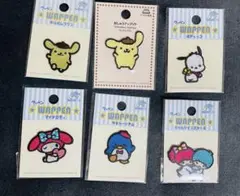 【新品未使用】サンリオ ワッペン 刺繍 6つセット