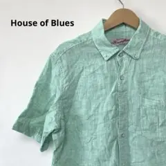House of Blues 半袖シャツ ミントグリーン