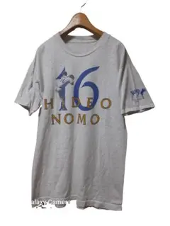 95s ドジャース 野茂英雄#16 トルネード Tシャツ メンズ-XL