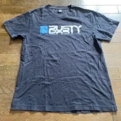 RUSTY 黒 Tシャツ ロゴ入り M