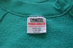 希少 90s ONEITA 無地 スウェット L オニータ ラッセル usa