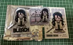 BLEACH メディコス　朽木白哉　ネームバッジ　ミニカード　アクリルブロック