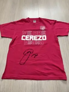 【美品】セレッソ大阪 サイン入りTシャツ Lサイズ