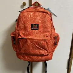 新品　わけあり　トイマシーン　TOY MACHINE リュック　総柄　オレンジ
