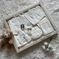 新品　未使用　旭化成　カシミロン　ベビー服　セット　レトロ　刺繍　シミあり