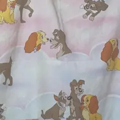 ビンテージシーツ わんわん物語