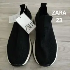 8月末迄値下げ　ZARA 黒 スリッポン 35