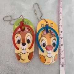 チップとデール　サンダルキーホルダー