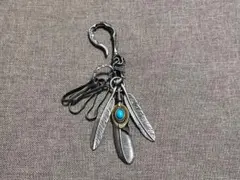 【金属製】フェザーキーホルダー