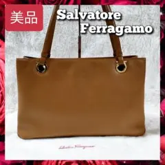 美品 Ferragamo フェラガモ トートバッグ ショルダーバッグ レザー