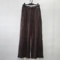 Boogie レースワイドパンツ 38サイズ ブラウン レディース
