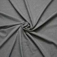 1428　綿生地　グレー　裏起毛　巾103 cm × 100 cm