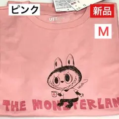 UNIQLO × POP MART ピンク コラボTシャツ M 新品